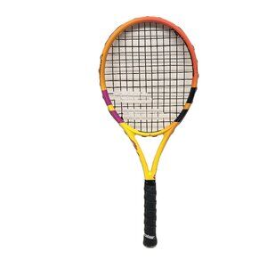 Babolat 2021 Pure Air RAFA Mini Tennis Racket Racquet Aero Orange Yellow 10"